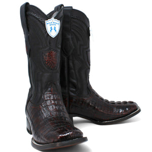 Men's Wild West Caiman Tail Ranch Toe Boots 2824L01