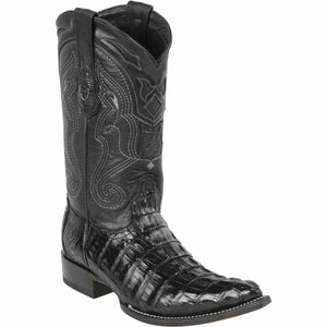 Men's Wild West Caiman Tail Skin 3X Toe Boots 29501-A