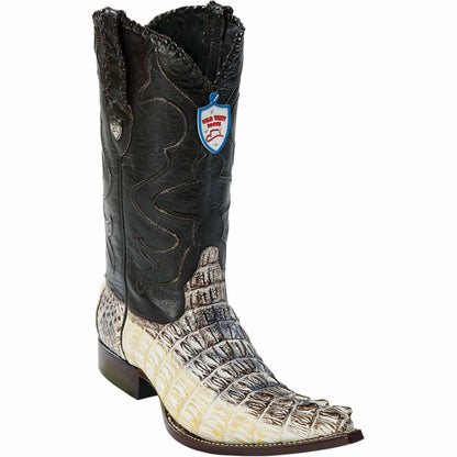 Men's Wild West Caiman Tail Skin 3X Toe Boots 29501-C