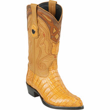 Men's Wild West Caiman Tail Skin J Toe Boots 29901-A