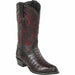 Men's Wild West Caiman Tail Skin J Toe Boots 29901-B