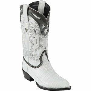 Men's Wild West Caiman Tail Skin J Toe Boots 29901-B