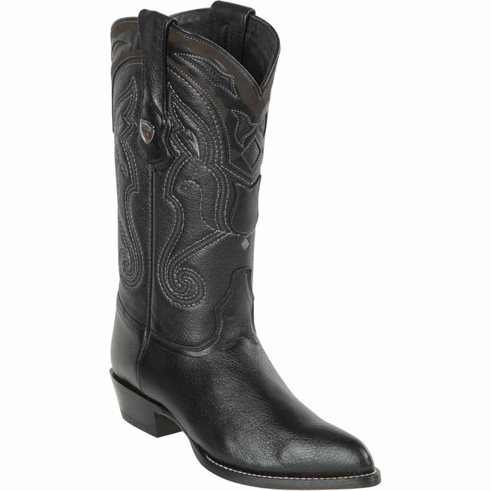 Men's Wild West Deer Skin J Toe Boots 29951