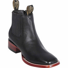 Men's Wild West Deer Skin Ranch Toe Short Boots 282BC83