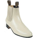 Men's Wild West Deer Skin Round Toe Charro Short Boots 26151
