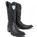 Men's Wild West Full Quill Ostrich European Toe Boots 277L03