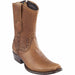 Men's Wild West Genuine Leather Dubai Toe Short Boots 279B99