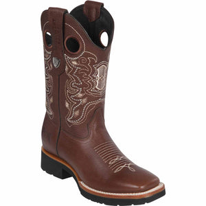 Men's Wild West Genuine Leather Ranch Toe Boots 2823E27