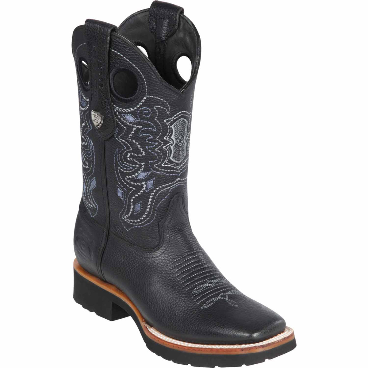 Men's Wild West Genuine Leather Ranch Toe Short Boots 2826BM63