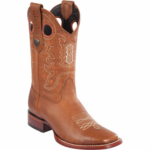 Men's Wild West Genuine Leather Ranch Toe Boots 282427