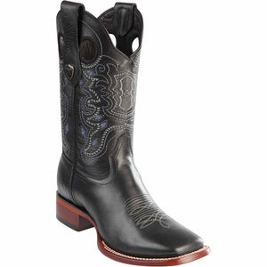Men's Wild West Genuine Leather Ranch Toe Boots 282438