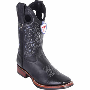 Men's Wild West Genuine Leather Ranch Toe Boots 282527
