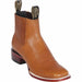 Men's Wild West Genuine Leather Ranch Toe Short Boots 282BM21
