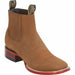 Men's Wild West Genuine Leather Ranch Toe Short Boots 282BM63