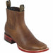 Men's Wild West Genuine Leather Ranch Toe Short Boots 282BM99
