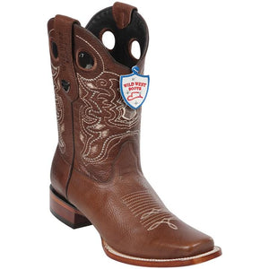 Men's Wild West Genuine Leather Rodeo Toe Boots 281827