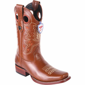 Men's Wild West Genuine Leather Rodeo Toe Boots 281838
