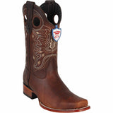 Men's Wild West Genuine Leather Rodeo Toe Boots 281899