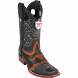 Men's Wild West Genuine Leather Rodeo Toe Boots 281TC27