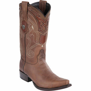 Men's Wild West Genuine Leather Snip Toe Boots 29427