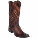 Men's Wild West Genuine Leather Square Toe Boots 27627