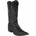 Men's Wild West Ostrich Leg Grasso Skin 3X Toe Boots 295G05