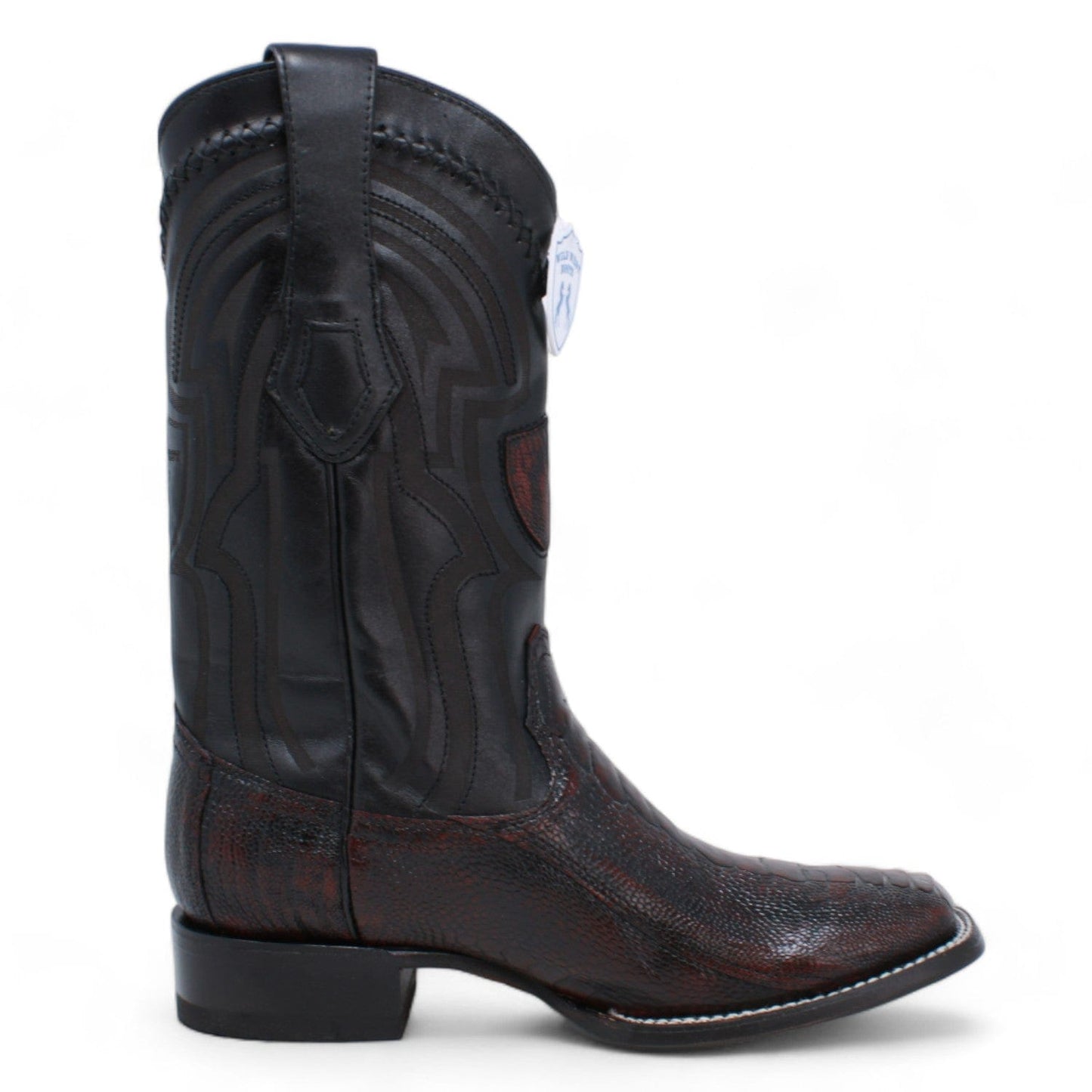 Men's Wild West Ostrich Leg Ranch Toe Boots 2824L05