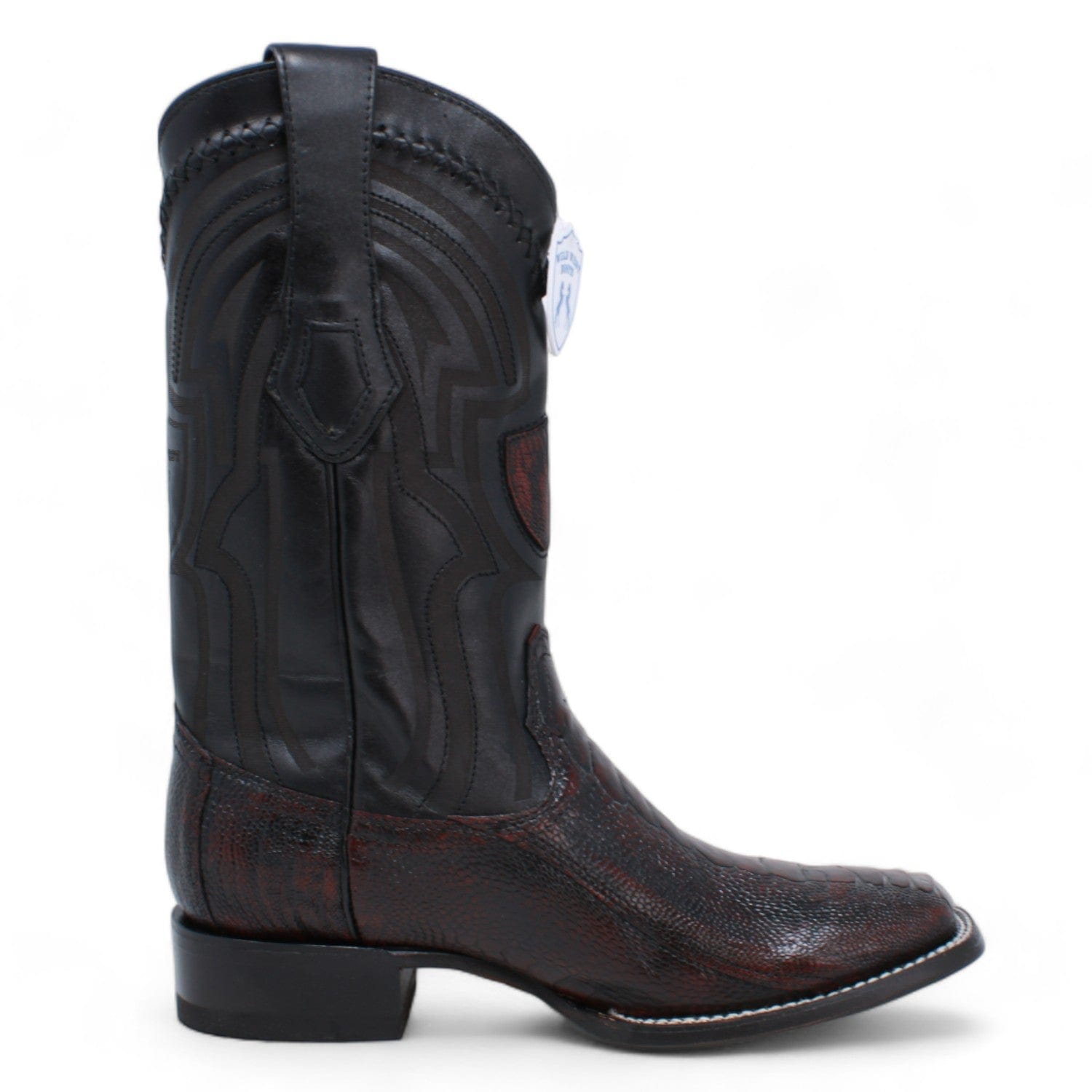 Men's Wild West Ostrich Leg Ranch Toe Boots 2824L05