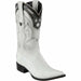 Men's Wild West Ostrich Leg Skin 3X Toe Boots 29505-B