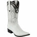Men's Wild West Ostrich Leg Skin 3X Toe Boots 29505-B