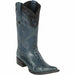 Men's Wild West Ostrich Leg Skin 3X Toe Boots 29505-B