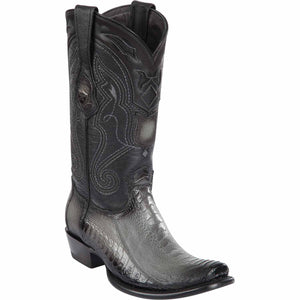 Men's Wild West Ostrich Leg Skin Dubai Toe Boots 27905