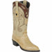 Men's Wild West Ostrich Leg Skin J Toe Boots 29905