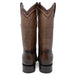 Men's Wild West Ostrich Leg Square Toe Boots 277L05
