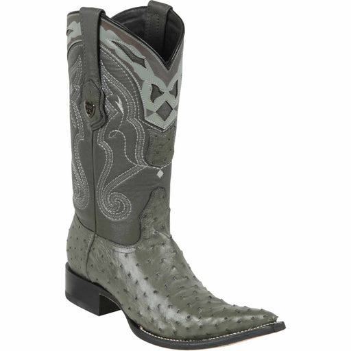 Men's Wild West Ostrich Skin 3X Toe Boots 29503-A