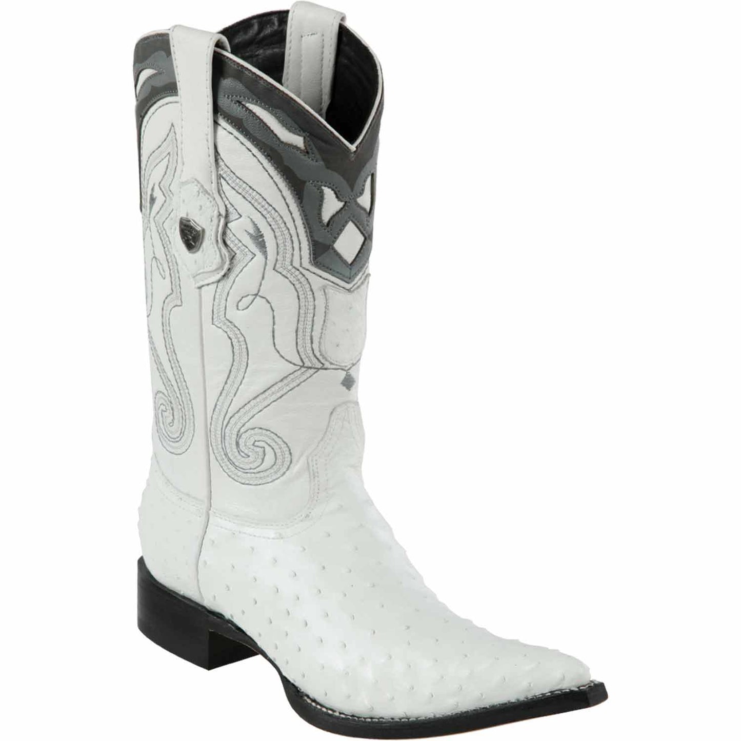 Men's Wild West Ostrich Skin 3X Toe Boots 29503-B