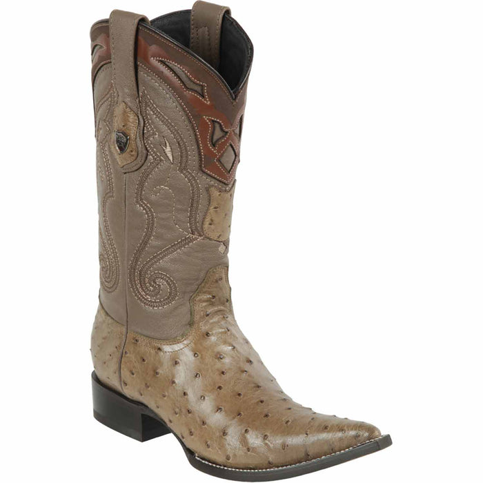 Men's Wild West Ostrich Skin 3X Toe Boots 29503-B