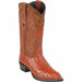 Men's Wild West Ostrich Skin J Toe Boots 29903-A