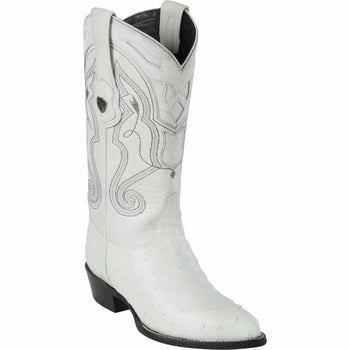Men's Wild West Ostrich Skin J Toe Boots 29903-B