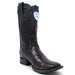 Men's Wild West Ostrich Skin Ranch Toe Boots 2824L03