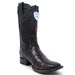 Men's Wild West Ostrich Skin Ranch Toe Boots 2824L03