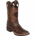 Men's Wild West Ostrich Skin Ranch Toe Boots 282503