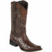 Men's Wild West Ostrich Skin Snip Toe Boots 29403