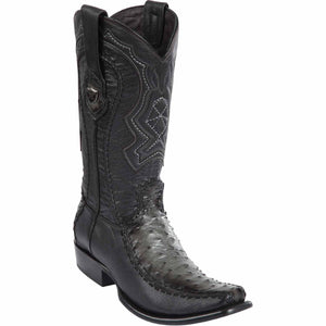 Men's Wild West Ostrich with Deer Dubai Toe Boots 279F03