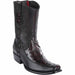 Men's Wild West Ostrich with Deer Dubai Toe Short Boots 279BF03