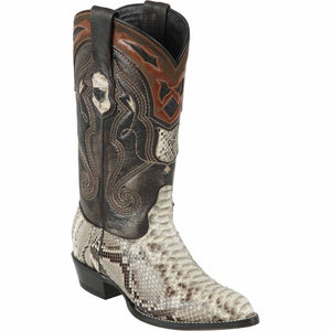 Men's Wild West Python Skin J Toe Boots 29957