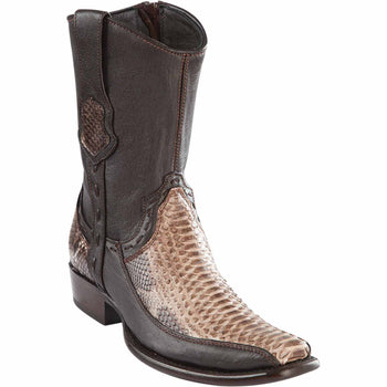 Men's Wild West Python with Deer Dubai Toe Short Boots 279BF57
