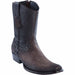 Men's Wild West Shark Skin Dubai Toe Short Boots 279B09
