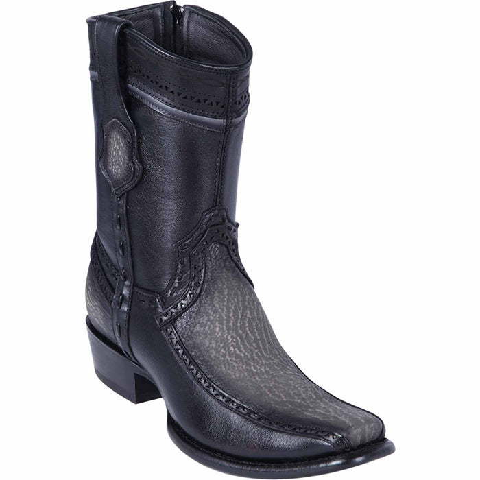 Men's Wild West Shark with Deer Dubai Toe Short Boots 279BF09