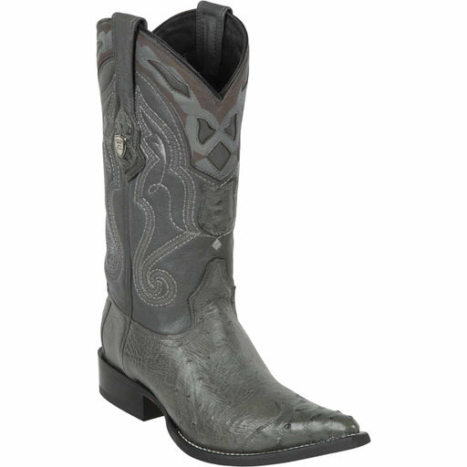 Men's Wild West Smooth Ostrich Skin 3X Toe Boots 29504-B